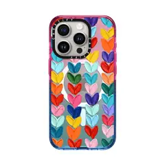 CASETIFY - CASE CLEAR POLKA DAUB HEARTS CON MAGSAFE - IPHONE15 PLUS