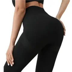 GENERICO - Malla Deportiva Colombiana Push Up Negro