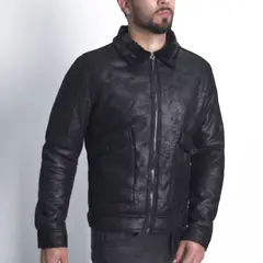 THE CULT - Casaca EcoCuero Texturizado Perfect Fit Estilo Biker SG