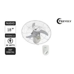 TREVELY - Ventilador de Techo Orbital VT-1803 - 80Wats