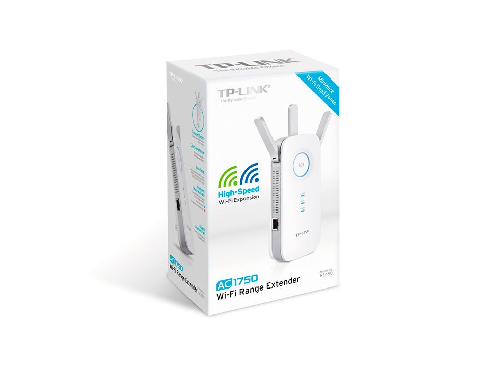 Repetidor Tp-link Re450 Repetidor Wifi5 Ac1750 Extensor De Rango