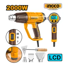 INGCO TOOLS - HG200058 PISTOLA DE CALOR 2000W CON REGULADOR DE TEMPERATURA