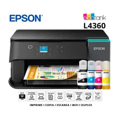 EPSON - Impresora Multifunción 3en1 EcoTank L4360 DuplexWi-Fi