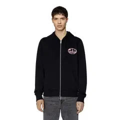 DIESEL - Polera S-Ginn-Hood-Zip Hombre
