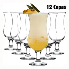 NADIR - Copa Huracán Windsor 335ml Cócteles Tropicales 12 copas