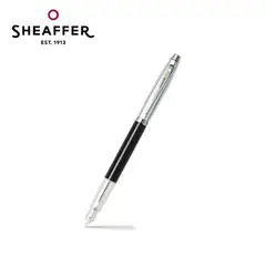 SHEAFFER - Pluma Fuente Serie 100 Negro / cromo punto mediano
