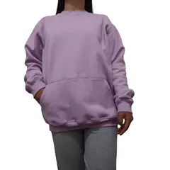 GENERICO - POLERA SIN CAPUCHA CON BOLSILLO CANGURO UNISEX