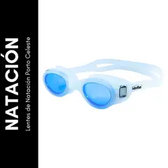 PORTO - Lentes De Natación Para Adulto Thunder Celeste
