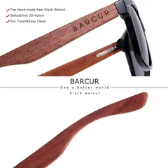 GENERICO - Lentes De Sol Polarizado Barcur Unisex Proteccion Uv400