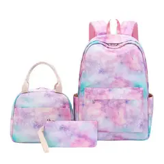 PIA COPELLO STORE - Set Mochila Lonchera y Neceser - Cielo Pastel