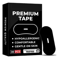 GENERICO - Parche Tiras Bucal Tape para Dormir Anti Ronquidos con Orificio