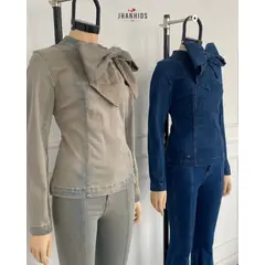 JHAN HIDS - Blusa con Lazo Denim Trini