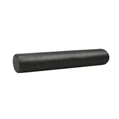 GENERICO - Rodillo Eva Foam Roller Masaje Estimulación 90 cm Negro