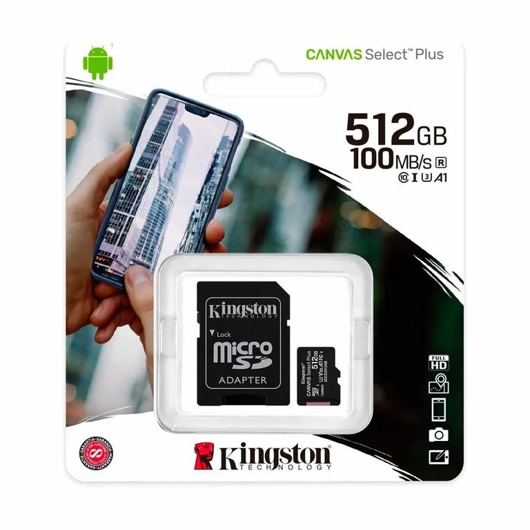 Tarjeta De Memoria Microsdxc Canvas Select 512Gb - Alta Velocidad Y Capacidad Exp