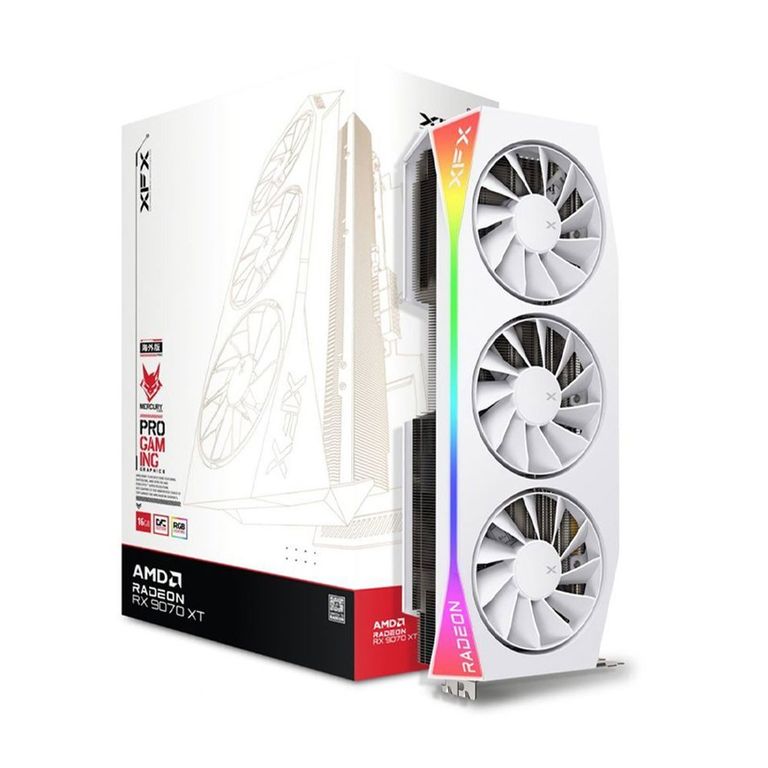 Radeon Rx 9070 Xt 16Gb 256-Bit - Tarjeta Gráfica Rgb De Alto Rendimiento Para Gaming