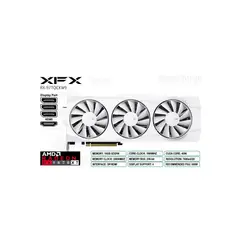 XFX - Quicksilver Radeon RX 9070 XT 16GB - Tarjeta Gráfica 256 Bit para