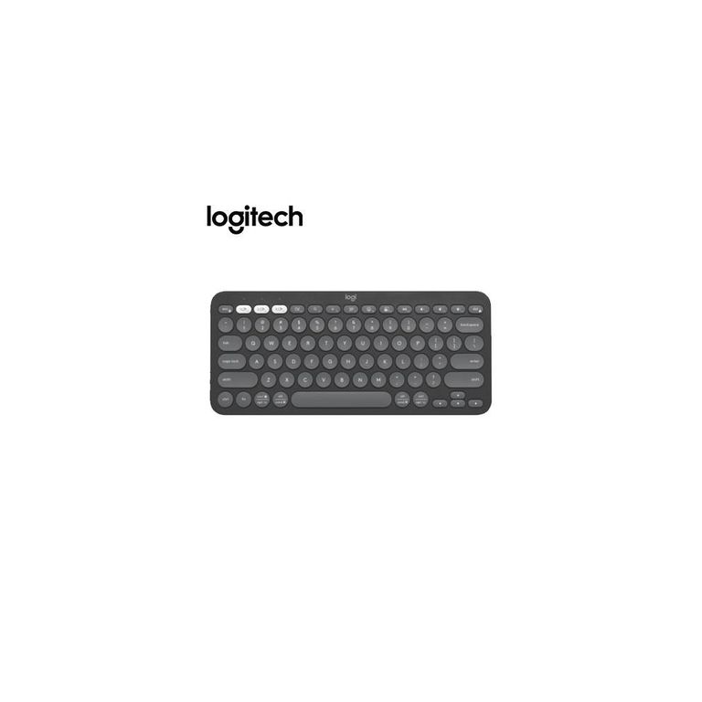 Teclado Inalámbrico Pebble K380S Bluetooth Graphite - Compacto Y Elegante Para Un