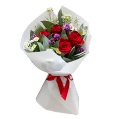 GENERICO - Mini Ramo Amar - Rosas Rojas