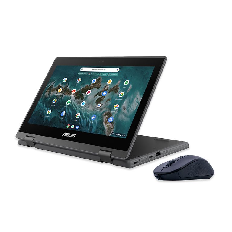Laptop Chromebook CR1100FKA-BP0455 11.6 HD Intel Celeron 4GB RAM 32GB eMMC ChromeOS + Mouse