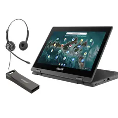 ASUS - Laptop Chromebook CR1100FKA Auriculares Memoria USB