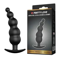 PRETTY LOVE - PLUG ANAL CON ESFERAS SPECIAL STIMULATION 12 CM