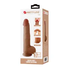 PRETTY LOVE - Dildo Realista 20 cm – Grosor Intenso y Silicona Premium Lislie