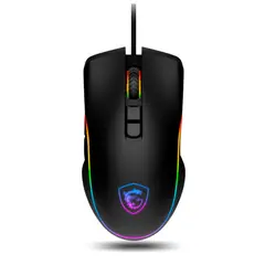 MSI - Mouse Gamer GM300 RGB 7200 DPI Diseño10M de Clics
