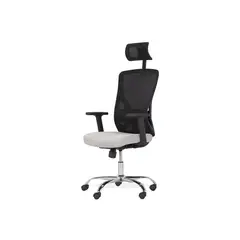 TUGO - Silla Giratoria Juano Gris Negra