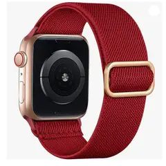 GENERICO - Correa Nylon Clásica para Apple Watch 42mm - Rojo