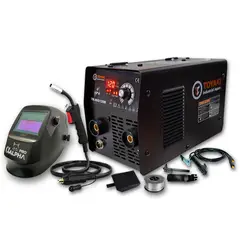 TOYAKI - Máquina de Soldar Mig Flux 120A + Máscara Fotosensible