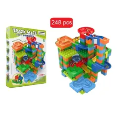 GENERICO - Pista de Canicas - Track Maze - 248 Pcs