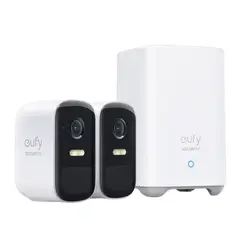 EUFY - Kit de 2 Cámaras de Seguridad eufyCam 2C 1080p HD, IP67 - T88311D1