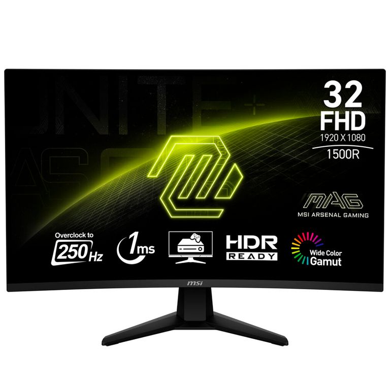 Monitor Gamer MAG 32C6X Curvo 32 FHD 250Hz 1ms HDR Adaptive-Sync