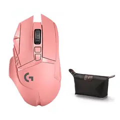 LOGITECH - Mouse Ratón inalámbrico G502 Lightspeed -Rosa Y Estuche