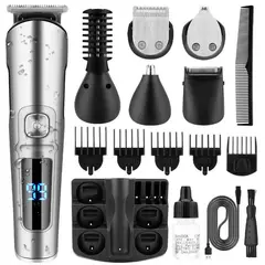 TIOZONEY - Cortadora de barba inalámbrica para hombres