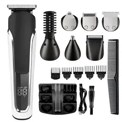 TIOZONEY - Set de afeitado eléctrico 5 en 1