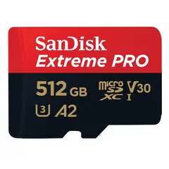 SANDISK - Memoria MICRO SD EXTREME PRO 512 GB de 200mbs