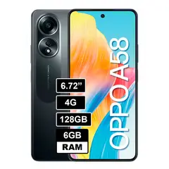 OPPO - A58 128GB 6GB RAM Negro