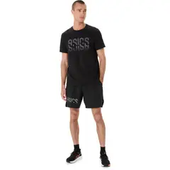 ASICS - Polo Asics Hex Graphic Cotton Blend Tee Hombre