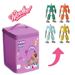 GENERICO - MARCADORES DISEÑO CAPIBARA Y LAPICEROS BOLIGRAFOS PACK DE 4 COLEGIO CLASES