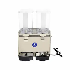 GRONDOY - Máquina Refresquera 2 Tolvas 18L - Sistema Doble de Enfriamiento Rápido