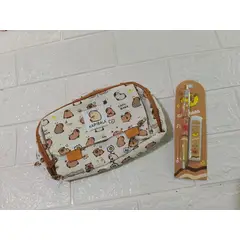 GENERICO - SET DE CARTUCHERA Y PORTAMINA 07mm DE CAPIBARA