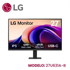 LG - MONITOR LED 27 IPS QHD 27U631A-B 100HZ