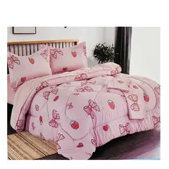 GENERICO - EDREDÓN TELA CON PIEL DE ÁNGEL KIDS 5 PIEZAS 2PLZ