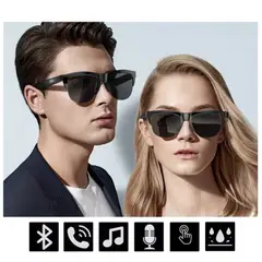 GENERICO - Lentes Smart Bluetooth con Audifono Altavoz UV 400