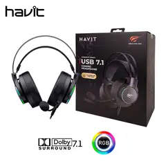 HAVIT - Audifonos Gamer Gamenote H2007U USB 7.1 con Iluminación RGB