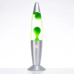GENERICO - Lámpara De Lava Verde con base de metal – 35 Cm De Altura