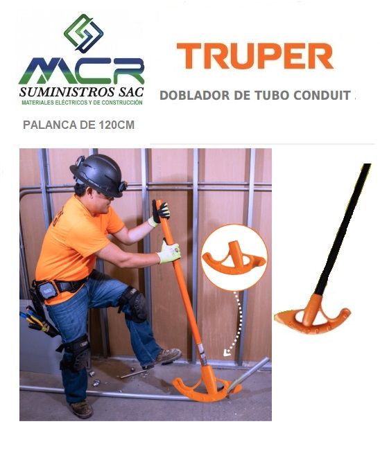 DOBLADOR DE TUBO CONDUIT DE media pulgada 1-2 CON PALANCA
