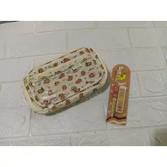 GENERICO - SET DE CARTUCHERA Y PORTAMINA 07mm DE CAPIBARA MODELO 2