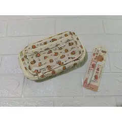 GENERICO - SET DE CARTUCHERA Y PORTAMINA 05mm DE CAPIBARA MODELO 2